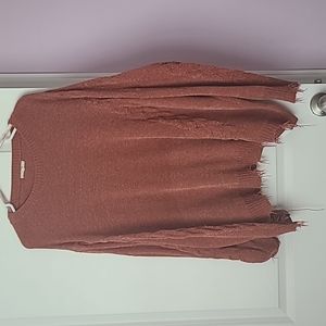 Easel Brand Burnt Orange Sweater size L